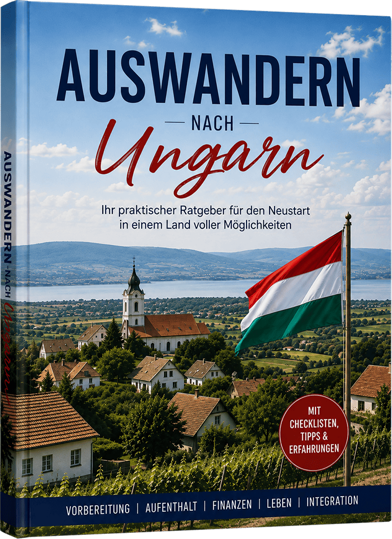 E-Book Cover: Auswandern nach Ungarn